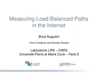 Measuring Load-Balanced Paths in the Internet