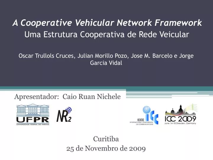 a cooperative vehicular network framework