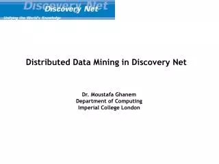 Distributed Data Mining in Discovery Net