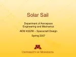 Solar Sail - slide 1