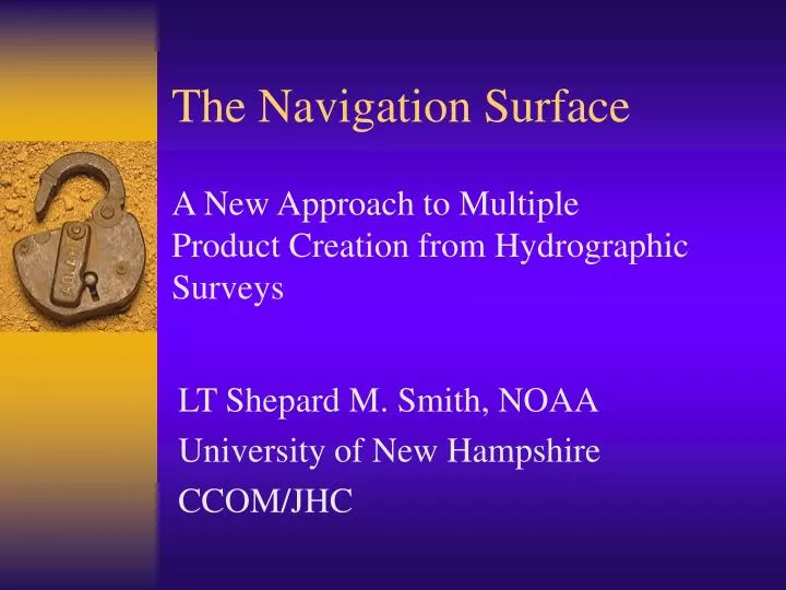 the navigation surface