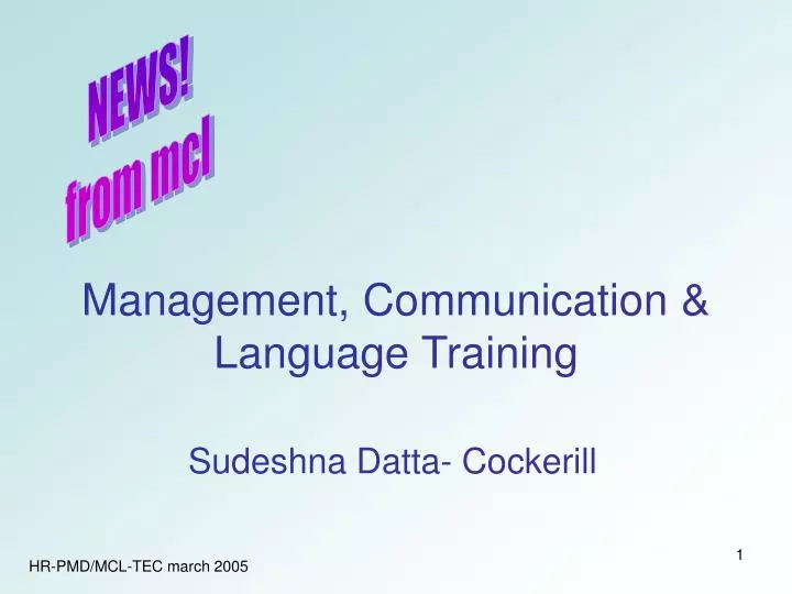 management communication language training