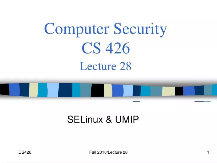 computer security cs 426 lecture 28