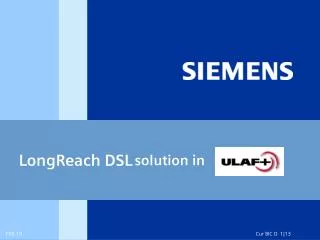 longreach dsl solution in