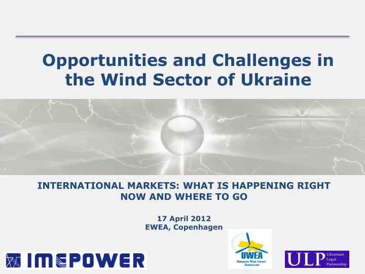 opportunities and challenges in the wind sector of ukraine