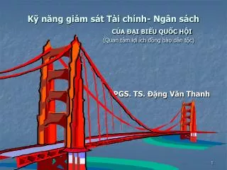 k n ng gi m s t t i ch nh ng n s ch c a i bi u qu c h i quan t m l i ch ng b o d n t c