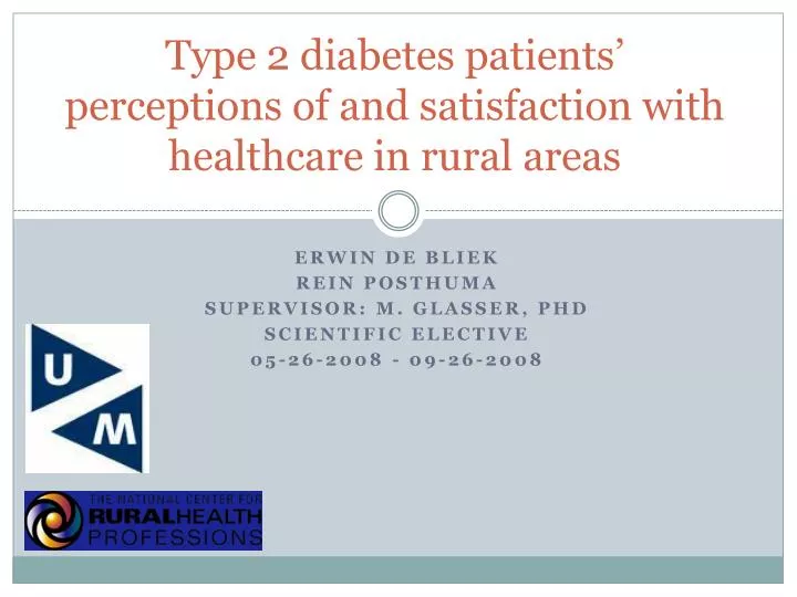 type 2 diabetes patients perceptions of and satisfaction with healthcare in rural areas