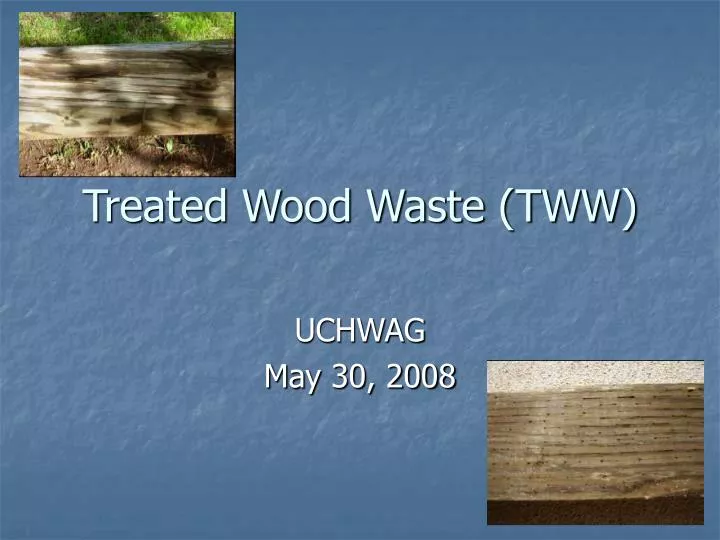 treated wood waste tww