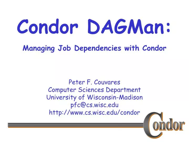 condor dagman managing job dependencies with condor