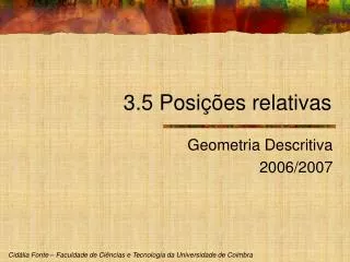 3 5 posi es relativas