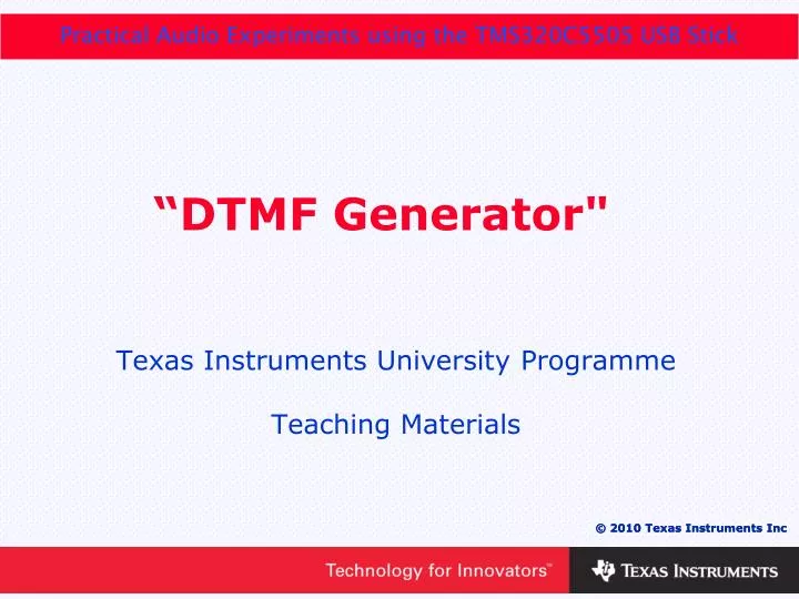 dtmf generator