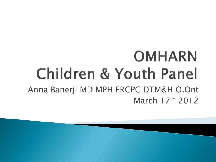 omharn children youth panel