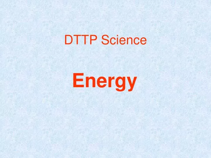 dttp science