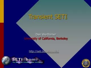 Transient SETI