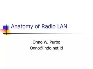 Anatomy of Radio LAN