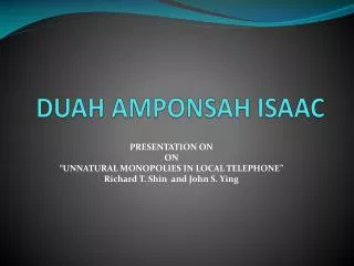 DUAH AMPONSAH ISAAC