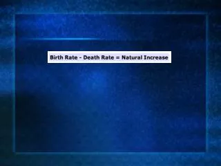 Demographic Transition Model