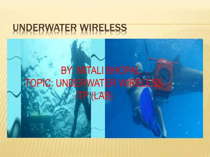 underwater wireless