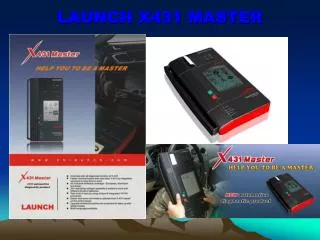 LAUNCH X431 MASTER