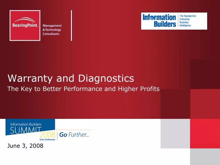 warranty and diagnostics the key to better performance and higher profits