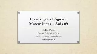 constru es l gico matem ticas aula 09