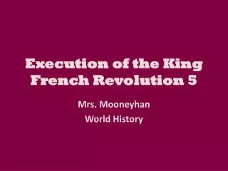Execution of the King French Revolution 5