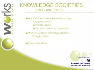 KNOWLEDGE SOCIETIES