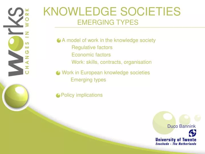 knowledge societies