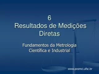 6 resultados de medi es diretas
