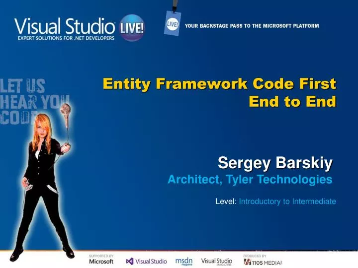 entity framework code first end to end