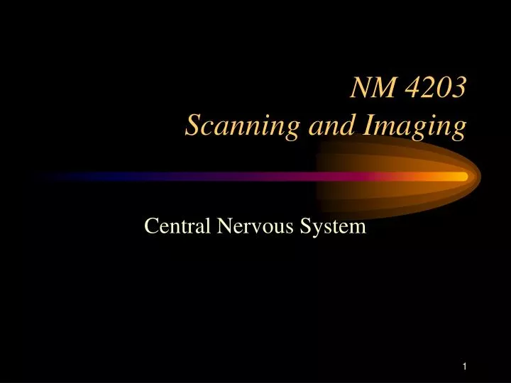 nm 4203 scanning and imaging