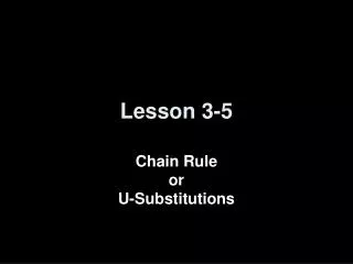 Lesson 3-5