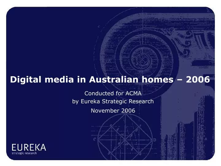 digital media in australian homes 2006