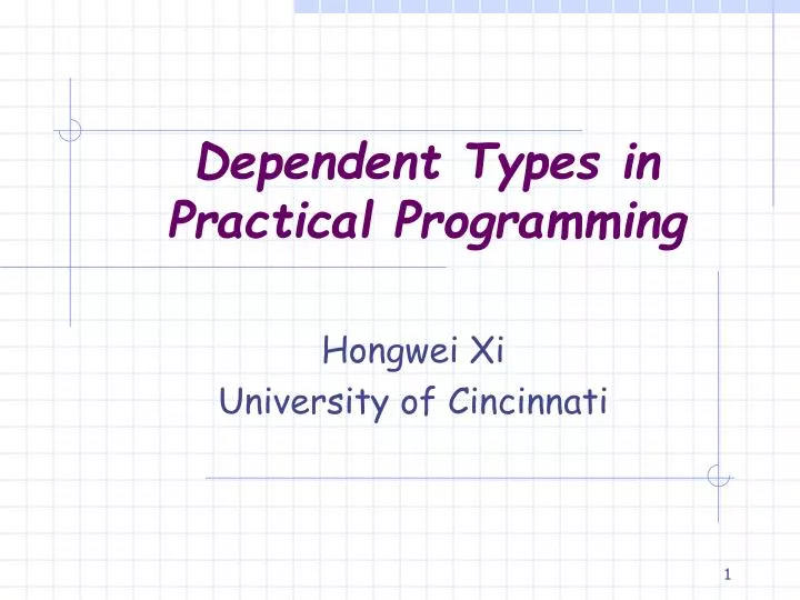 dependent types in practical programming