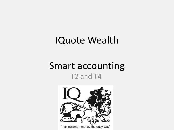 iquote wealth smart accounting