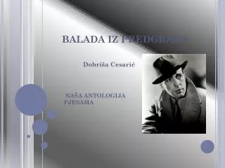 balada iz predgra a