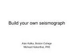 Build your own seismograph - slide 1