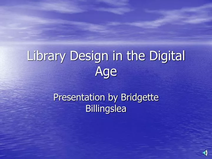 library design in the digital age