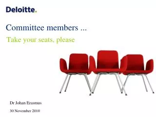 Committee members ...