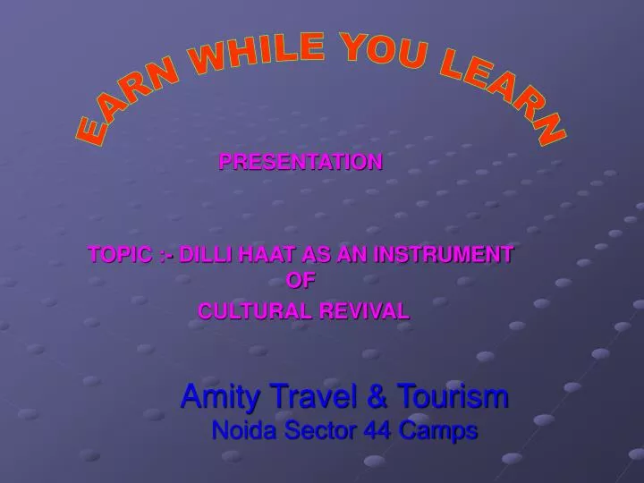 amity travel tourism noida sector 44 camps