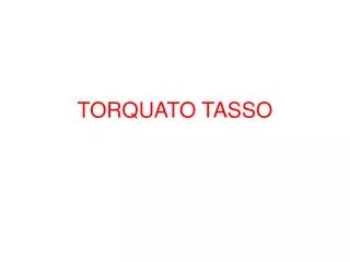 torquato tasso