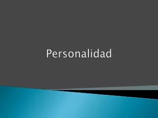 personalidad