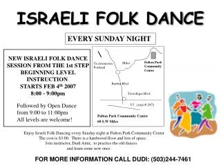 ISRAELI FOLK DANCE