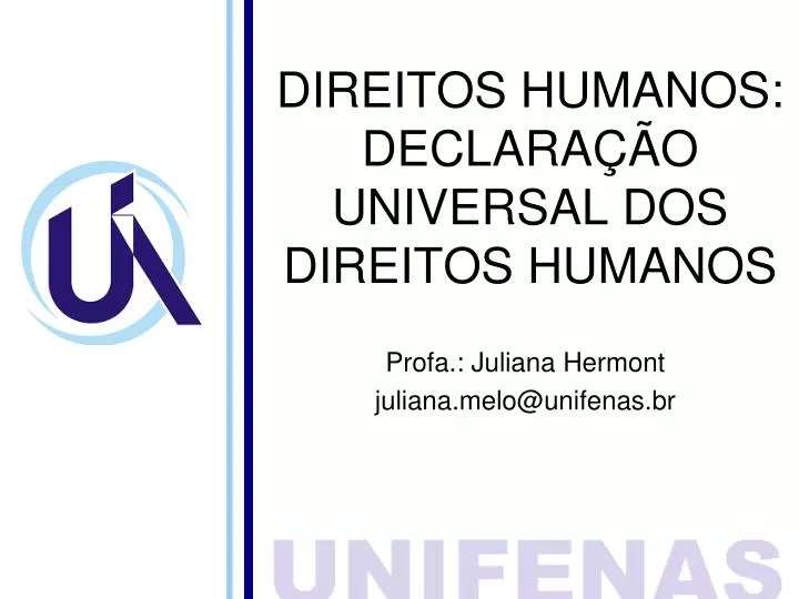 direitos humanos declara o universal dos direitos humanos