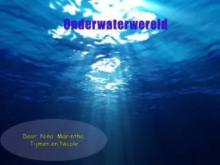 onderwaterwereld