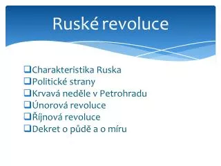 rusk revoluce