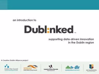 supporting data-driven innovation in the Dublin region