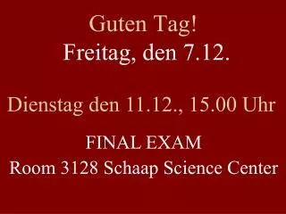 guten tag