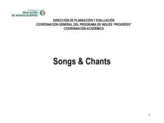 DIRECCIÓN DE PLANEACIÓN Y EVALUACIÓN COORDINACIÓN GENERAL DEL PROGRAMA DE INGLÉS “PROGRESS”