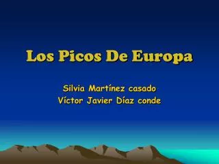 los picos de europa